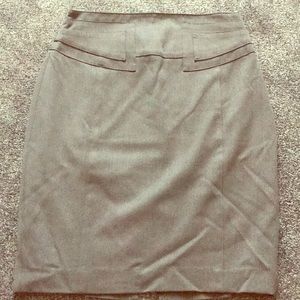 Express brown dress skirt